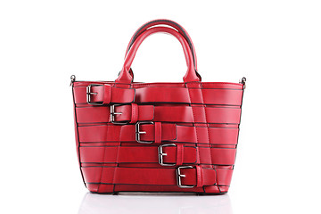 Image showing red handbag