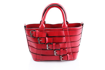 Image showing red handbag