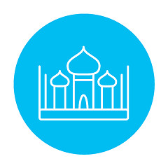 Image showing Mosque line icon.