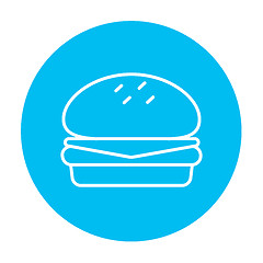 Image showing Hamburger line icon.