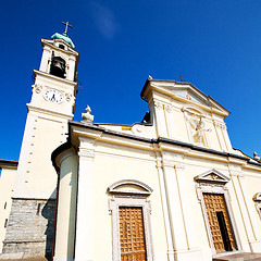 Image showing old architecture in italy europe milan religion and sunlight