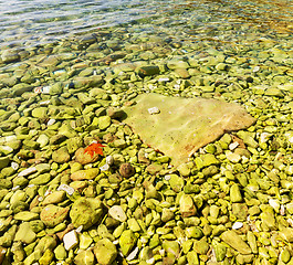 Image showing asia in thurkey antalya lycia way water rocks and sky near the n