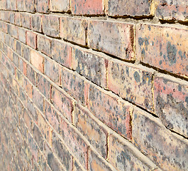 Image showing in london   the    abstract    texture of a ancien wall and ruin