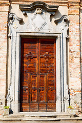 Image showing detail in  wall door   architecture  historical gate