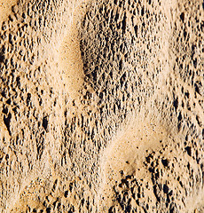 Image showing brown dry sand in sahara desert morocco africa erosion and abstr