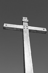 Image showing  catholic     abstract sacred  cross in italy europe and the sky