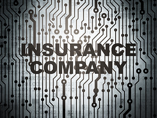 Image showing Insurance concept: circuit board with Insurance Company