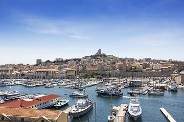 Image showing Panoramic view on Marseille, France