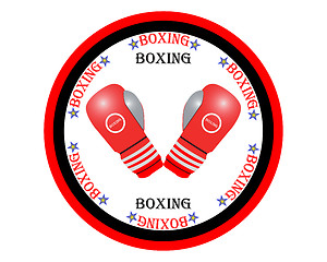 Image showing red boxing gloves