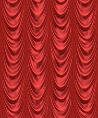 Image showing the red curtain