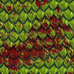 Image showing bloody dragonskin