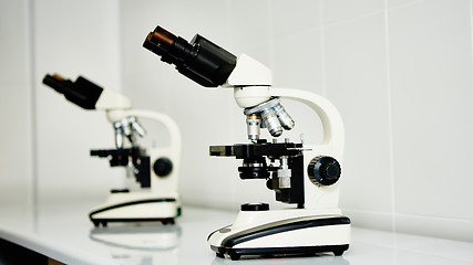 Image showing Laboratory microscope lens