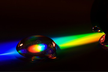 Image showing  drop in a plastic cd 