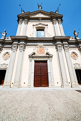 Image showing medieval old in italy europe     and sunlight