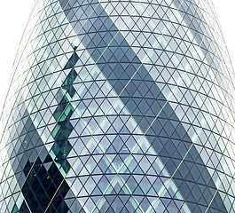 Image showing new     building in london skyscraper      financial district an