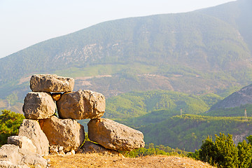 Image showing  heritage ruins   from the     asia turkey 
