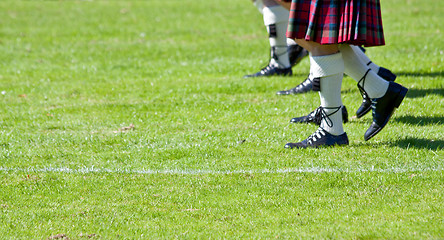 Image showing Scottish kilts