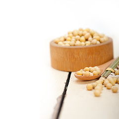 Image showing organic soya beans 