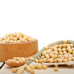 Image showing organic soya beans 