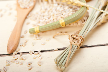 Image showing organic wheat grains 