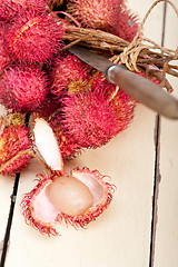 Image showing fresh rambutan fruits 