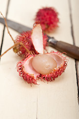 Image showing fresh rambutan fruits 