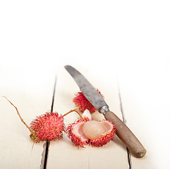 Image showing fresh rambutan fruits 