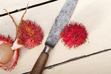 Image showing fresh rambutan fruits 