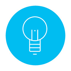 Image showing Lightbulb line icon.