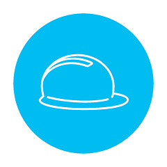 Image showing Hard hat line icon.