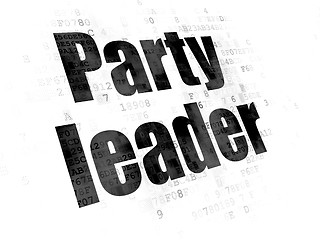 Image showing Political concept: Party Leader on Digital background