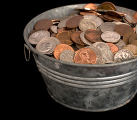 Image showing Tub Of Money