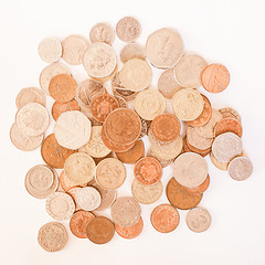 Image showing  Pound coin vintage