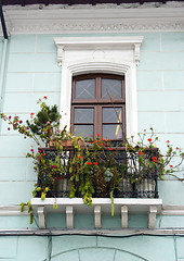 Image showing window balcony quito ecuador