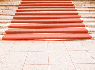 Image showing  Red carpet vintage