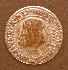 Image showing  Roman coin vintage