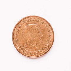 Image showing  Luxembourg 5 cent coin vintage