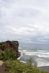 Image showing white star of the sea church ecuador