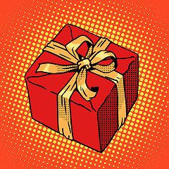 Image showing Red gift box