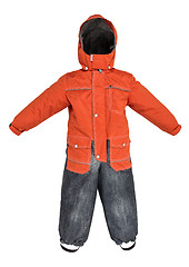 Image showing Childrens snowsuit fall