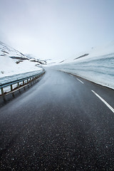 Image showing Mountain road in Norway.