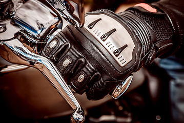 Image showing Motorcycle Racing Gloves