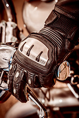 Image showing Motorcycle Racing Gloves