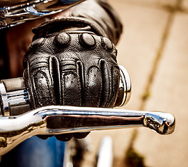 Image showing Motorcycle Racing Gloves