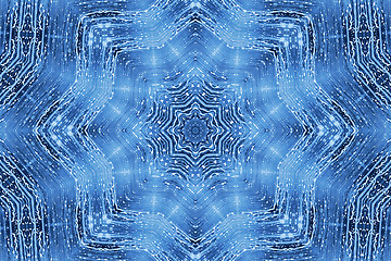 Image showing Blue abstract pattern