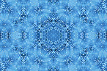 Image showing Blue abstract pattern