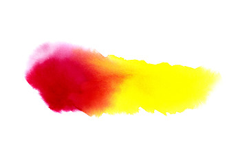 Image showing Abstract watercolor shape