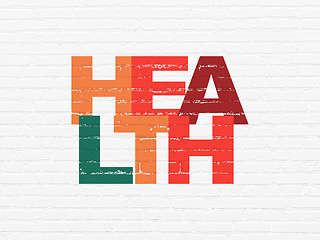 Image showing Medicine concept: Health on wall background