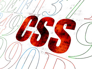 Image showing Software concept: Css on Digital background