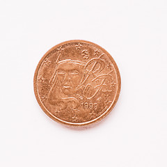 Image showing  French 2 cent coin vintage